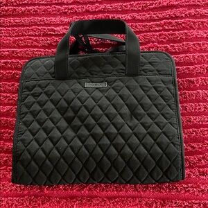 Black Quilted Women's Vera Bradley travel Bag